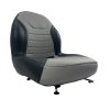 Source One universal forklift seat tractor seat with backhole black heavy-duty PU foam China leading manufacturer factory wholesale