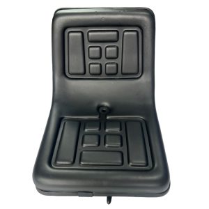Source One garden machinery seat forklift seat lawn mower seat black heavy-duty PVC industrial use OEM China factory