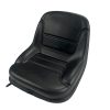 Source One universal forklift seat tractor seat black heavy-duty PU foam OEM lawn mower small tractor garden machinery China factory