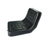 Source One forklift seat lawn mower seat small tractor seat black wear-resistant PVC industrial warehouse farming use