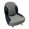 Source One universal forklift seat tractor seat with backhole black heavy-duty PU foam OEM China factory wholesale suppli