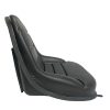 Source One universal forklift seat tractor seat black heavy-duty vinyl OEM manufacture China factory garden machinery lawn mower