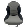 Source One universal forklift seat tractor seat with backhole black heavy-duty PVC OEM China factory wholesale