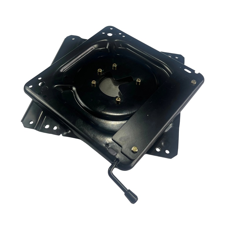Source One Seating 360-degree rotation mechanism, seat swivel plate for versatile positioning, heavy-duty construction, China factory direct.