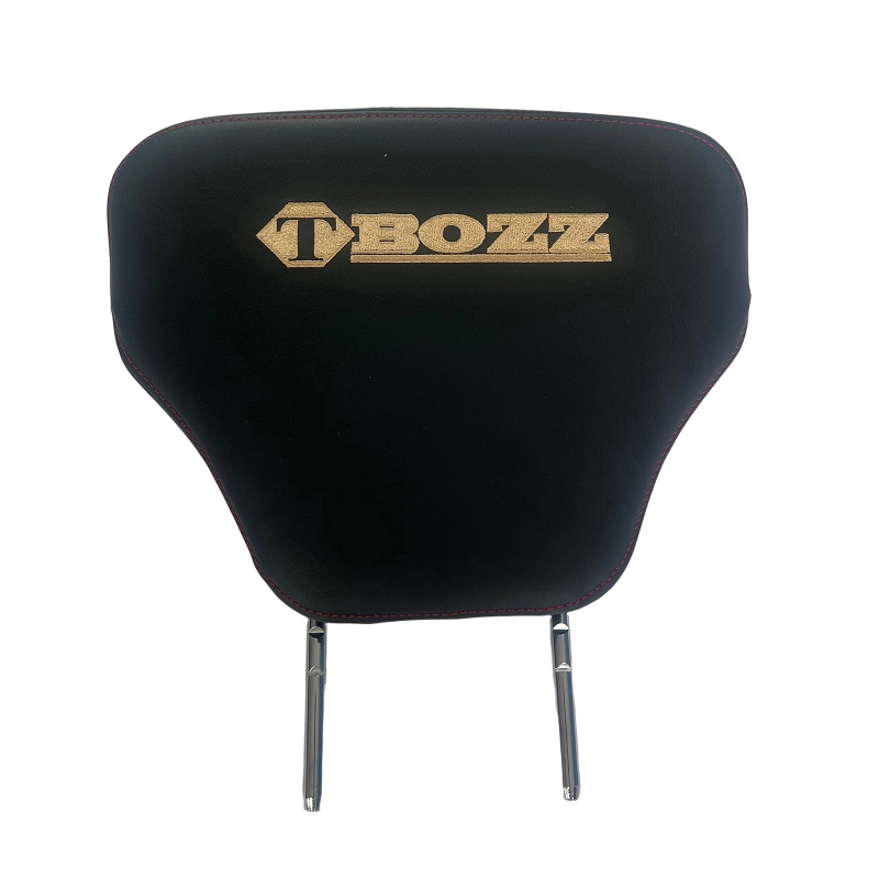 Source One Seating adjustable headrest components for tractors and excavators, heavy-duty construction, durable head rest bar, China factory direct.