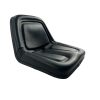 Source One Seating replacement seat for mini and compact tractors, universal black design, durable construction, China factory direct manufacture.