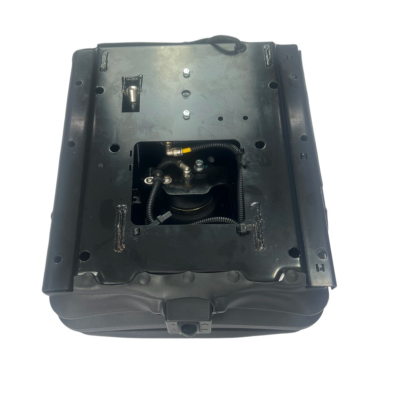 Source One Seating seat suspension kit with slider track, fits zero-turn mower, tractor, and forklift seats, heavy-duty construction, China factory direct.