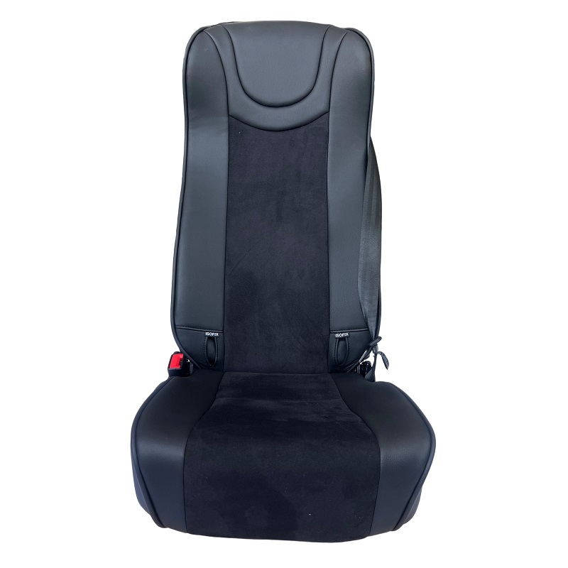 Source One Seating swivel seat for RV driver and passenger, ideal for long-distance motorhome trips, superior comfort and 360-degree rotation, China factory direct manufacture.